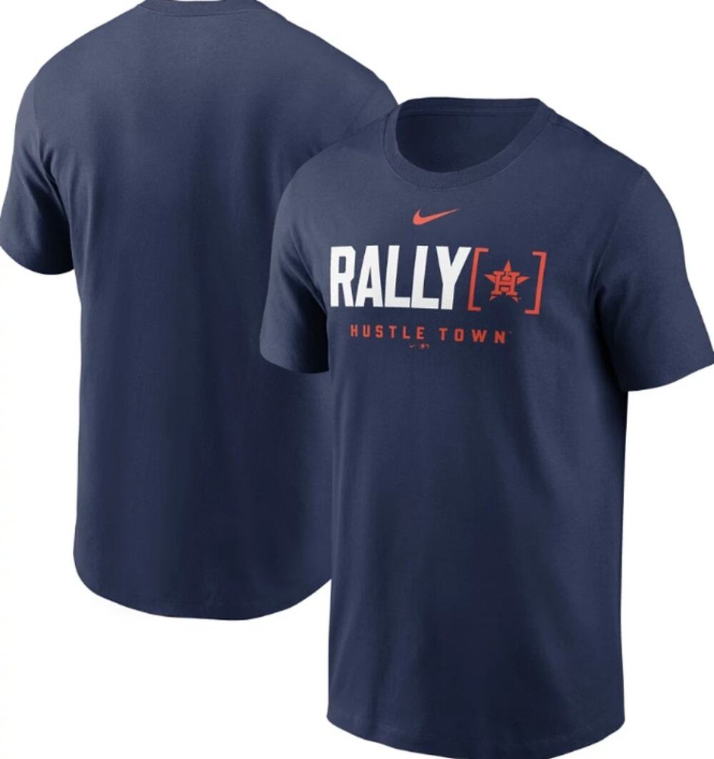 Nike Mens Houston Astros Rally Home Graphic T-shirt XXL Navy Chattanooga NWT